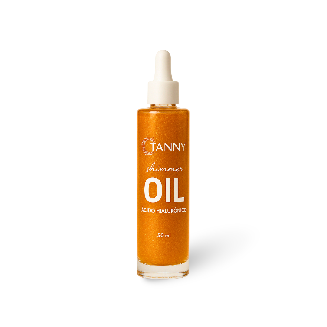 Shimmer Oil con Ácido Hialurónico – 50 ml Tanny®