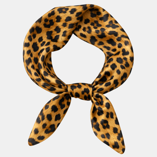 Pañuelo de Seda Animal Print