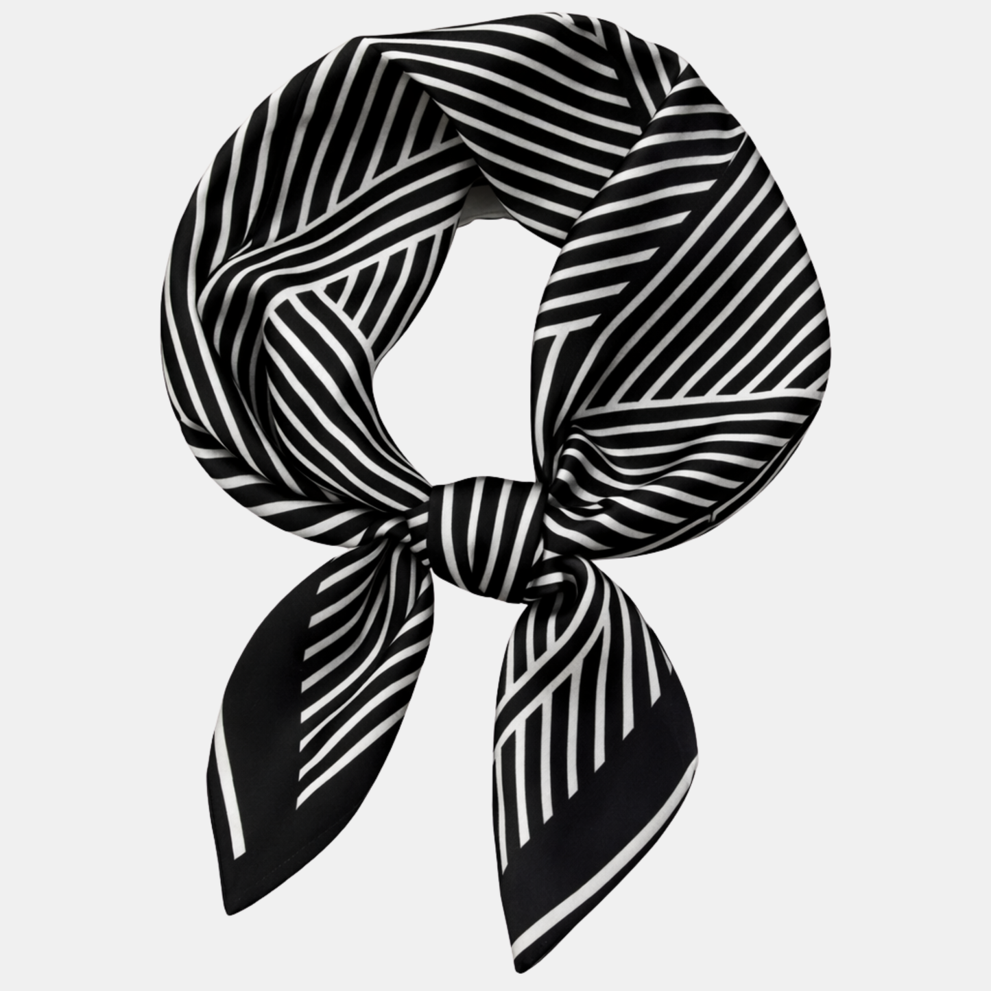 Pañuelo de Seda Rayado