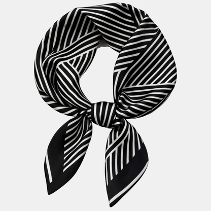 Pañuelo de Seda Rayado