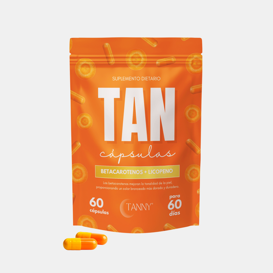 Cápsulas de Bronceado TANNY® PARA 2 MESES